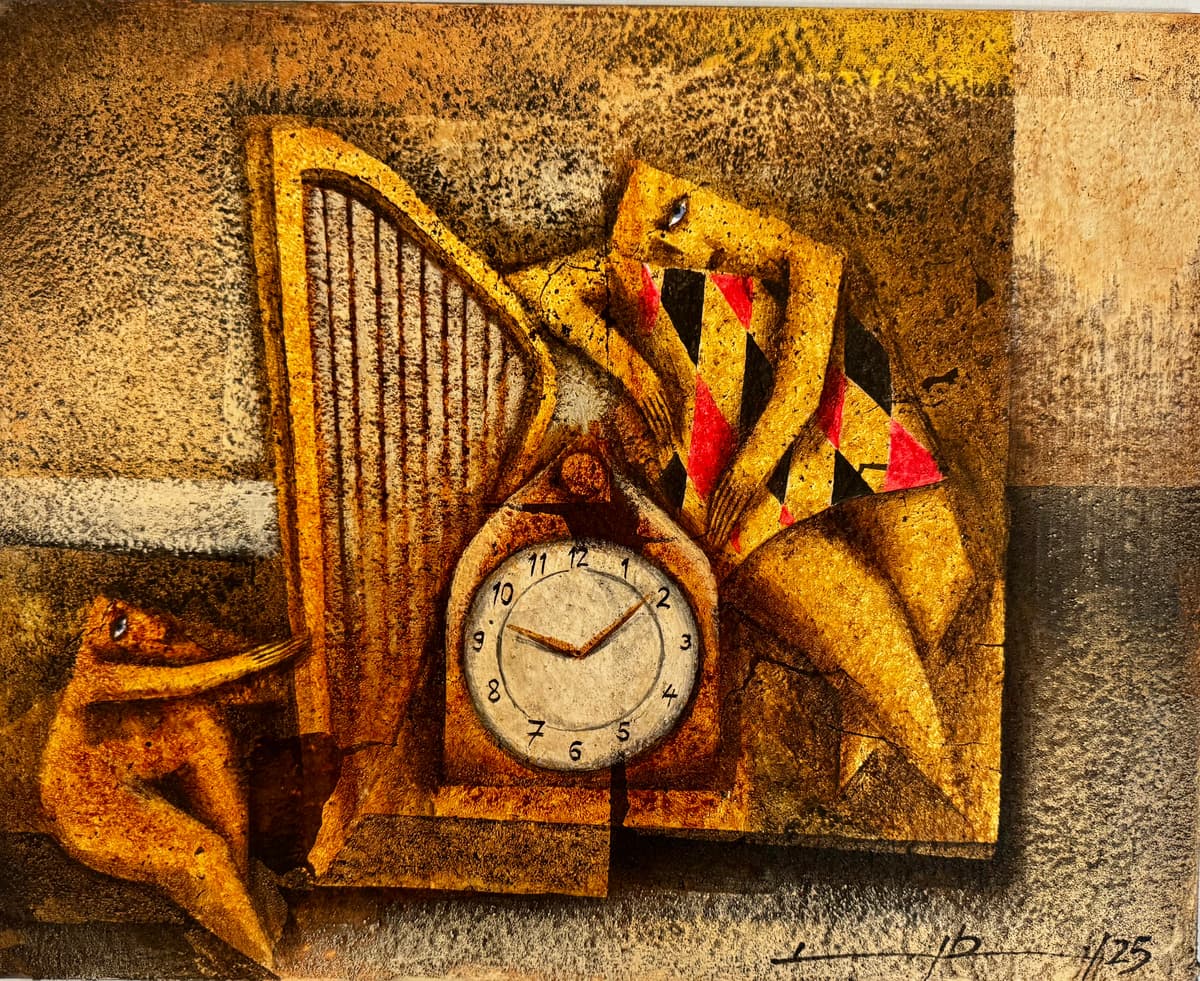 Régi óra a Főldváry kastélyban