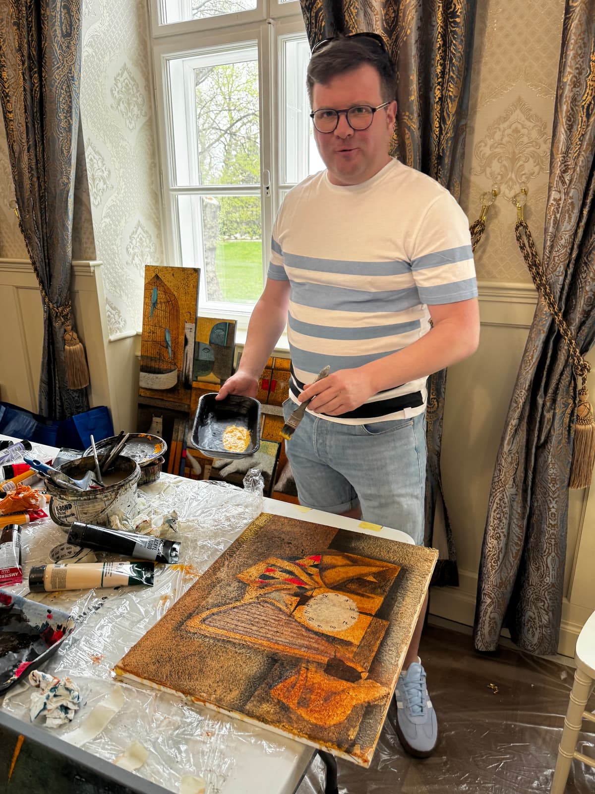 Régi óra a Főldváry kastélyban