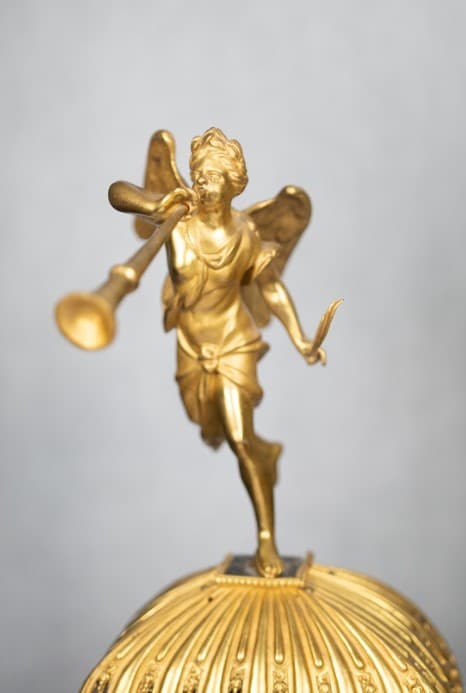 Du Quesné francia barna boulle álló óra