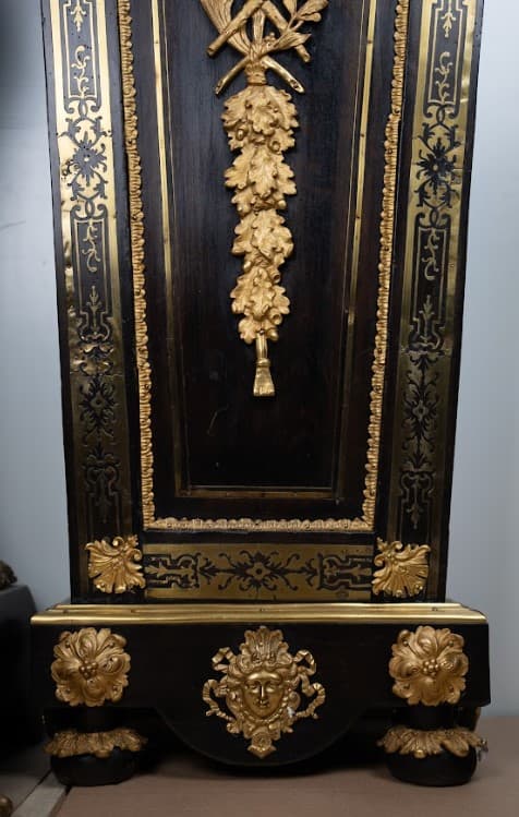 Du Quesné francia barna boulle álló óra