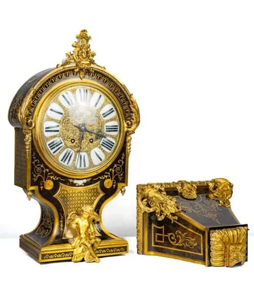 Fali kartell óra barna boulle francia 19.század