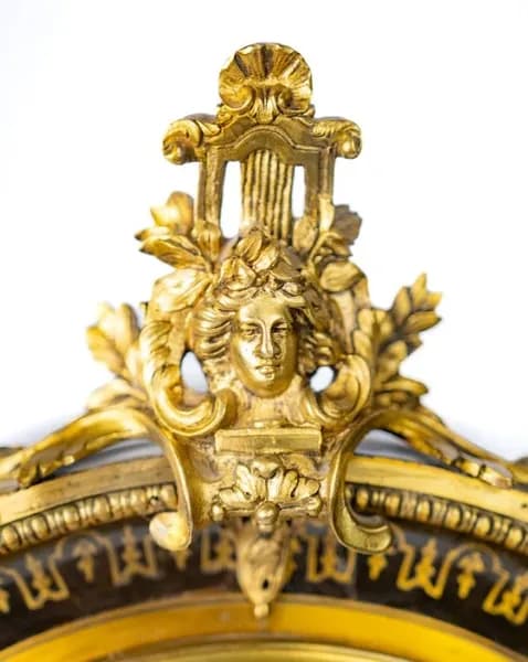 Fali kartell óra barna boulle francia 19.század