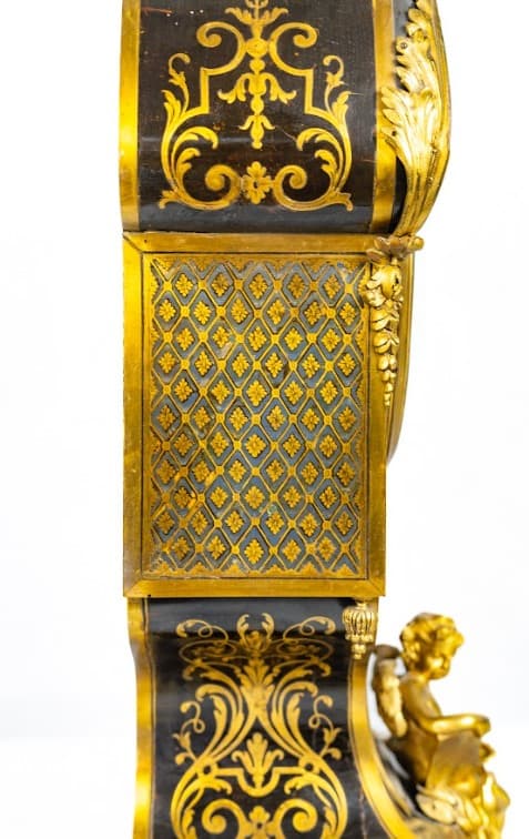94 cm Boulle cartel clock french 19th century