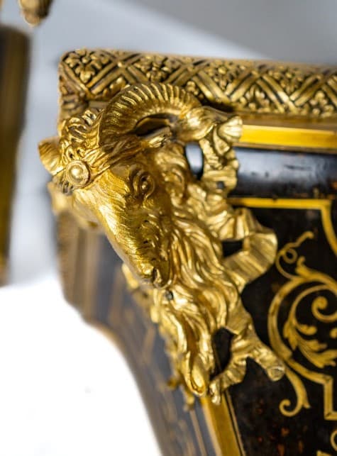 94 cm Boulle cartel clock french 19th century
