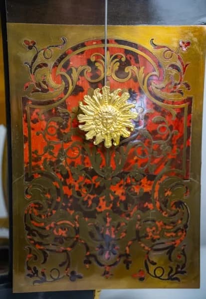 French red boulle cartell clock 19th century