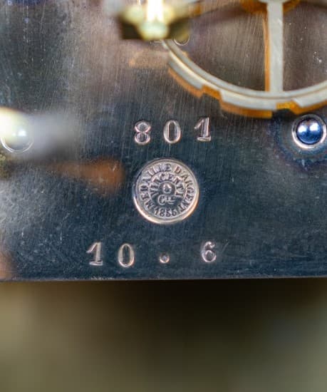 Francia bordó boulle fali óra