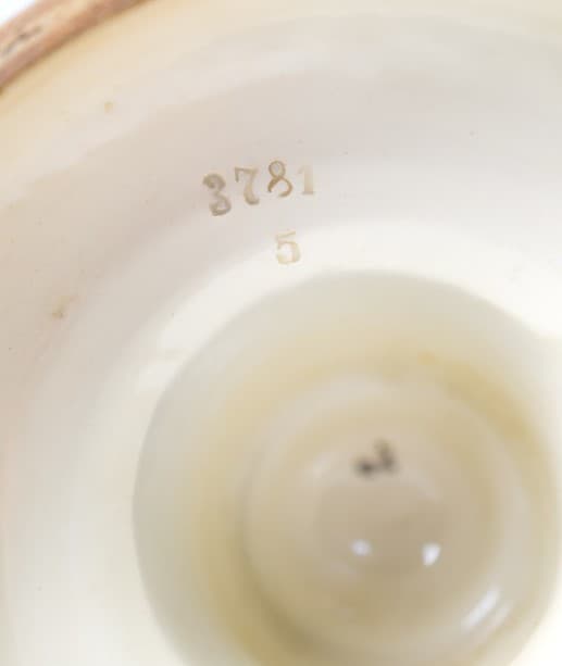 Nagyméretű papagájos váza pár 19. század