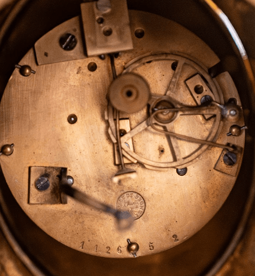 Grand mantle clock 19th century, Fx.Chopin, St. Petersburg