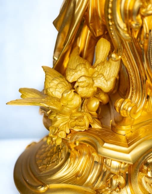 Grand mantle clock 19th century, Fx.Chopin, St. Petersburg