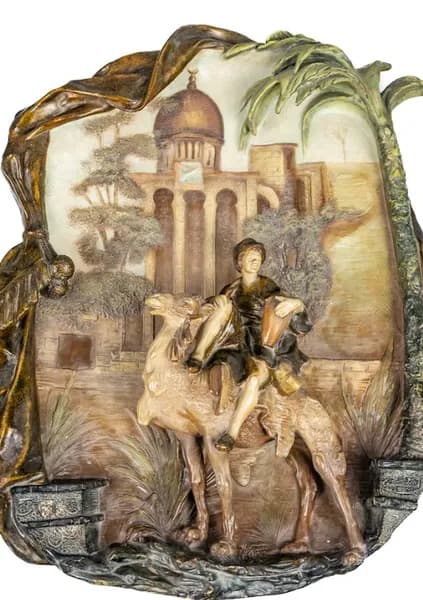 Pair of 19th century orientalist terra cotta figures