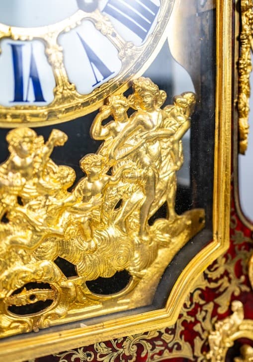 117 cm Thuret french boulle cartel clock 19th century