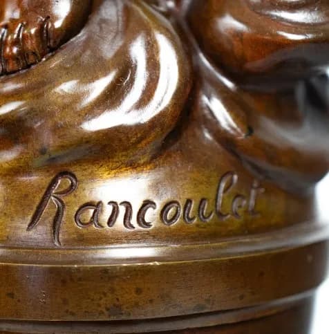 Ernest Rancoulet 'Triumphator - The Conqueror' bronze sculpture