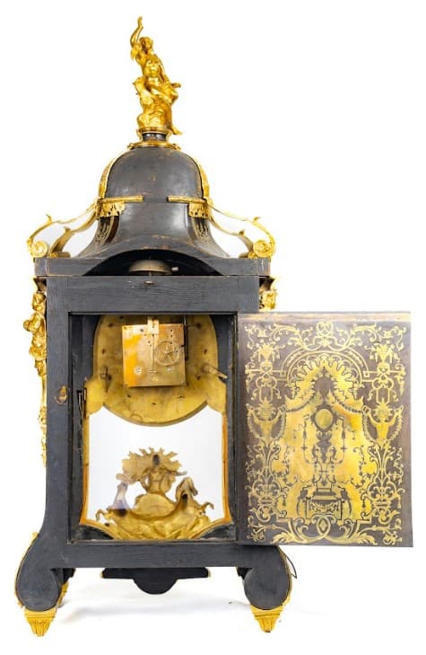 Francia barna boulle kartel óra