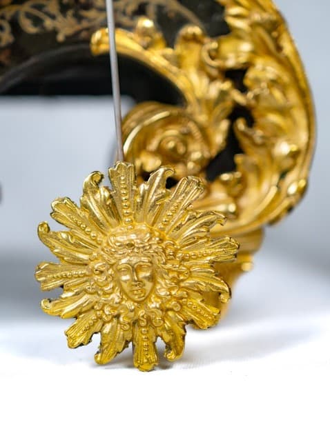 Francia barna boulle kartel óra