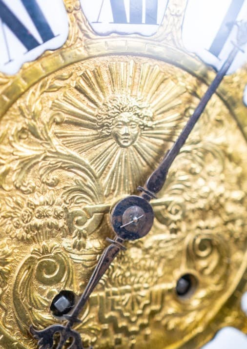 Francia barna boulle kartel óra