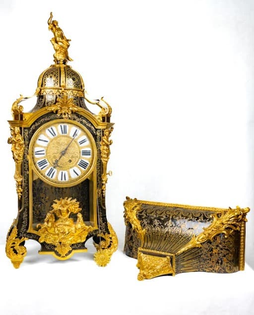 Francia barna boulle kartel óra