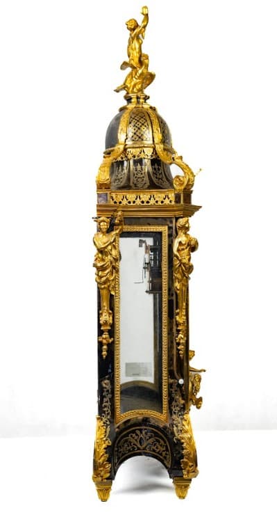 Francia barna boulle kartel óra