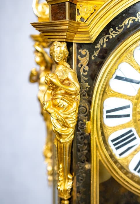 Francia barna boulle kartel óra