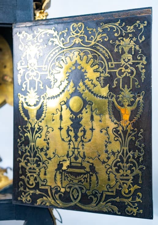 Francia barna boulle kartel óra