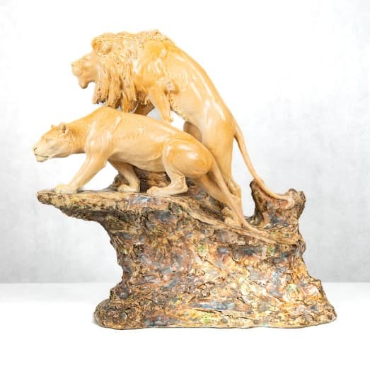 Doebrich kerámia oroszlán pár