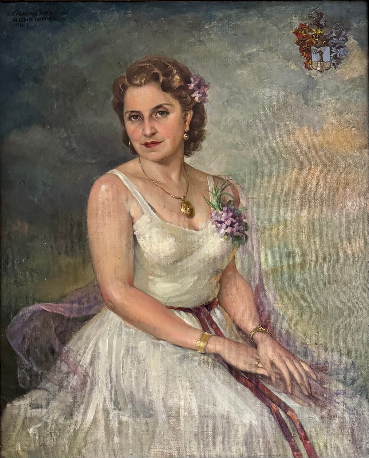 Nő elegáns ruhában