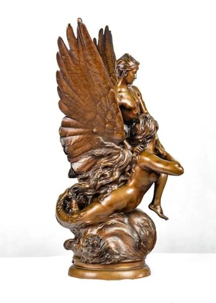 Denis Puech La Siréne bronze sculpture