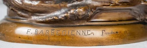 Denis Puech La Siréne bronze sculpture