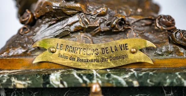 Dumaige 'Le Printemps de la Vie'  bronze patinated