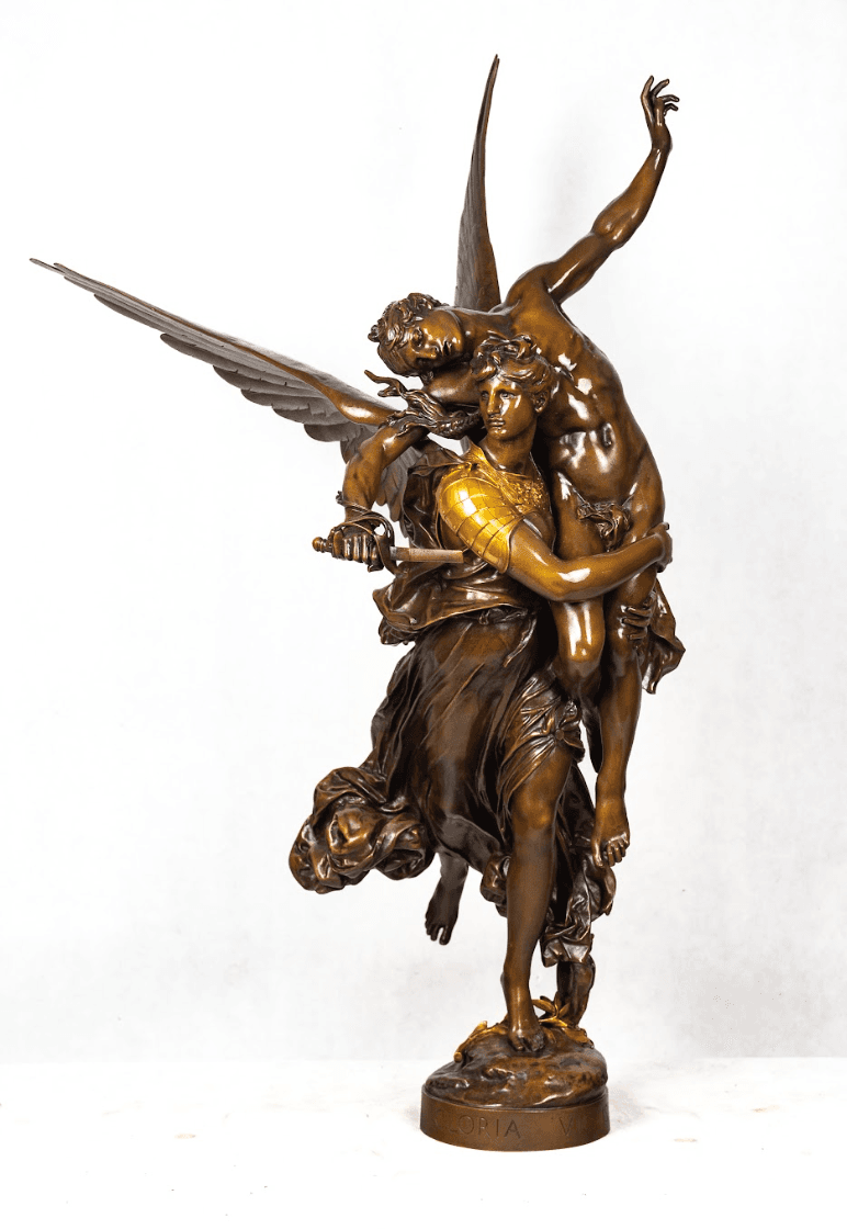 Gloria Victis bronz szobor