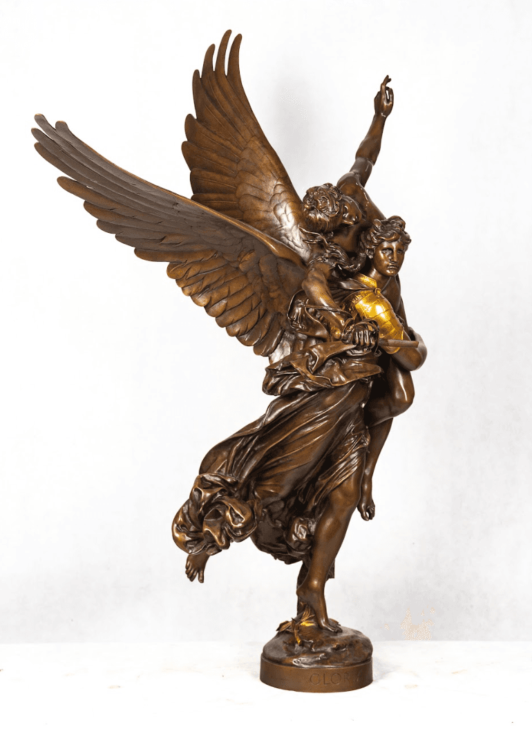 Gloria Victis bronz szobor