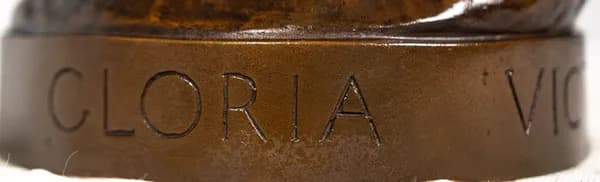 Antonin Mercié Gloria Victis bronze sculpture 107cm 19th century