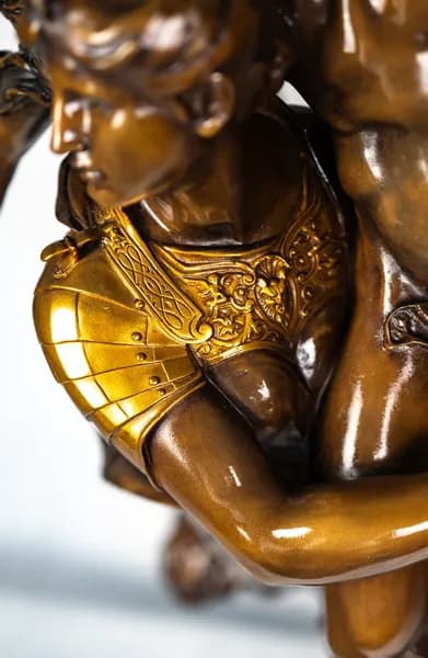 Antonin Mercié Gloria Victis bronze sculpture 107cm 19th century