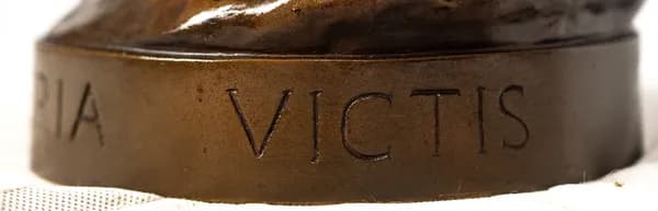 Antonin Mercié Gloria Victis bronze sculpture 107cm 19th century