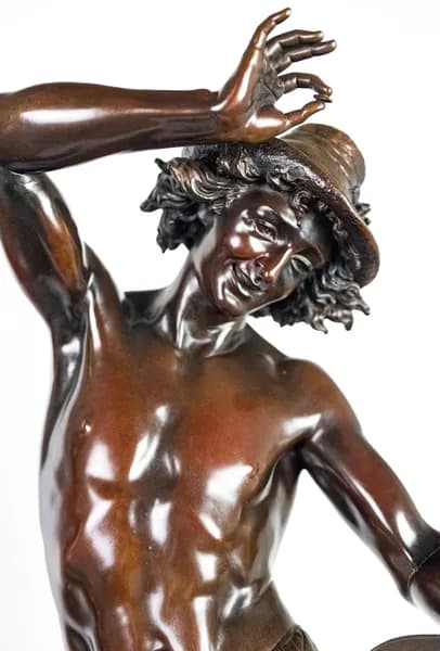 Albert Ernest Carrier-Belleuse Danseur Napolitan II. bronze sculpture