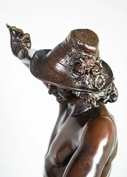 Albert Ernest Carrier-Belleuse Danseur Napolitan II. bronze sculpture