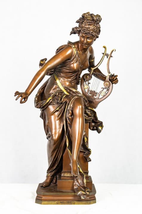Harmonie/Mélodie bronz szobor