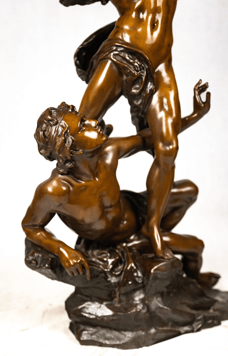 'A Géniusz ébredése' bronz szobor