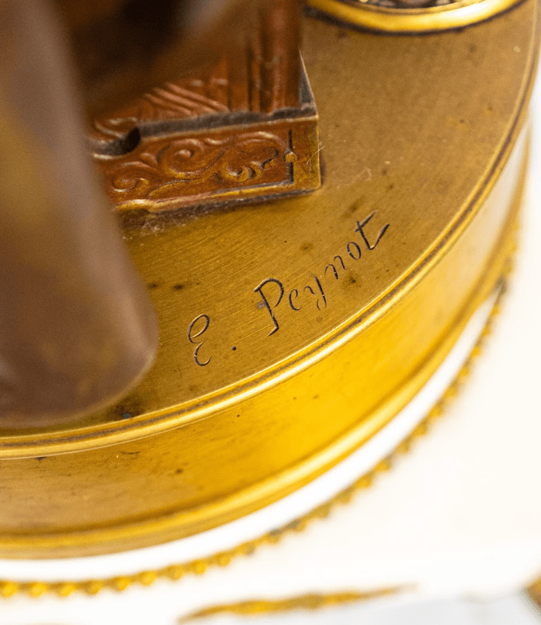 Peynot 'Tunisian Merchant' bronz szobor 19.század