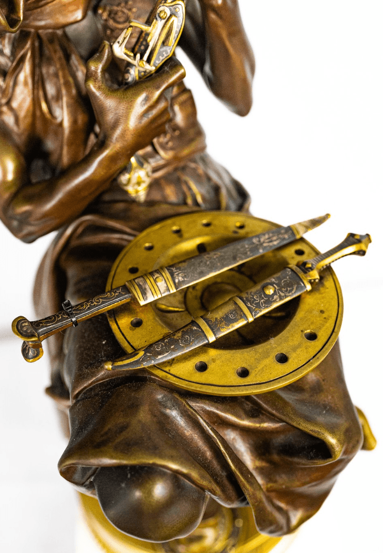 Peynot 'Tunisian Merchant' bronz szobor 19.század