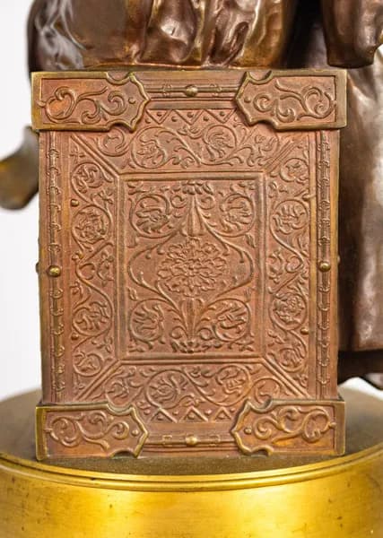 Emile Edmund Peynot Tunisian Merchant bronze sculpture
