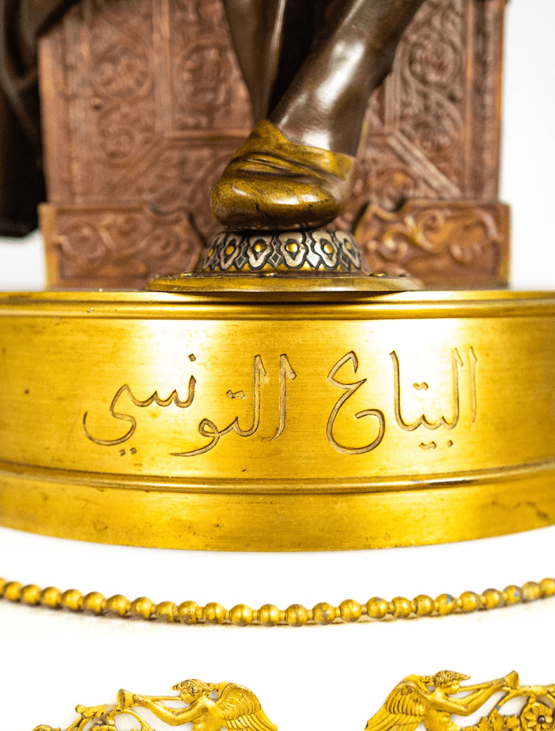 Peynot 'Tunisian Merchant' bronz szobor 19.század