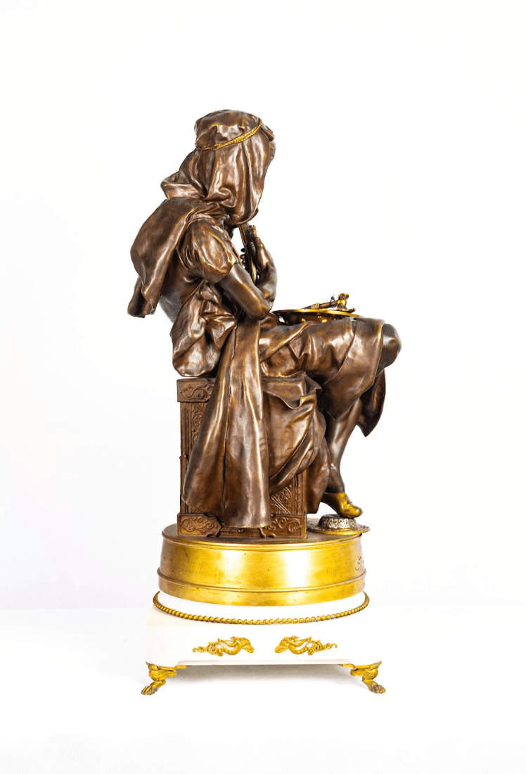 Peynot 'Tunisian Merchant' bronz szobor 19.század