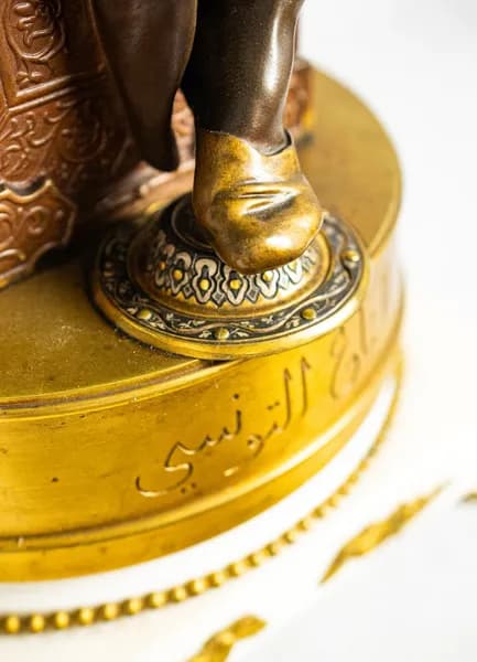 Emile Edmund Peynot Tunisian Merchant bronze sculpture