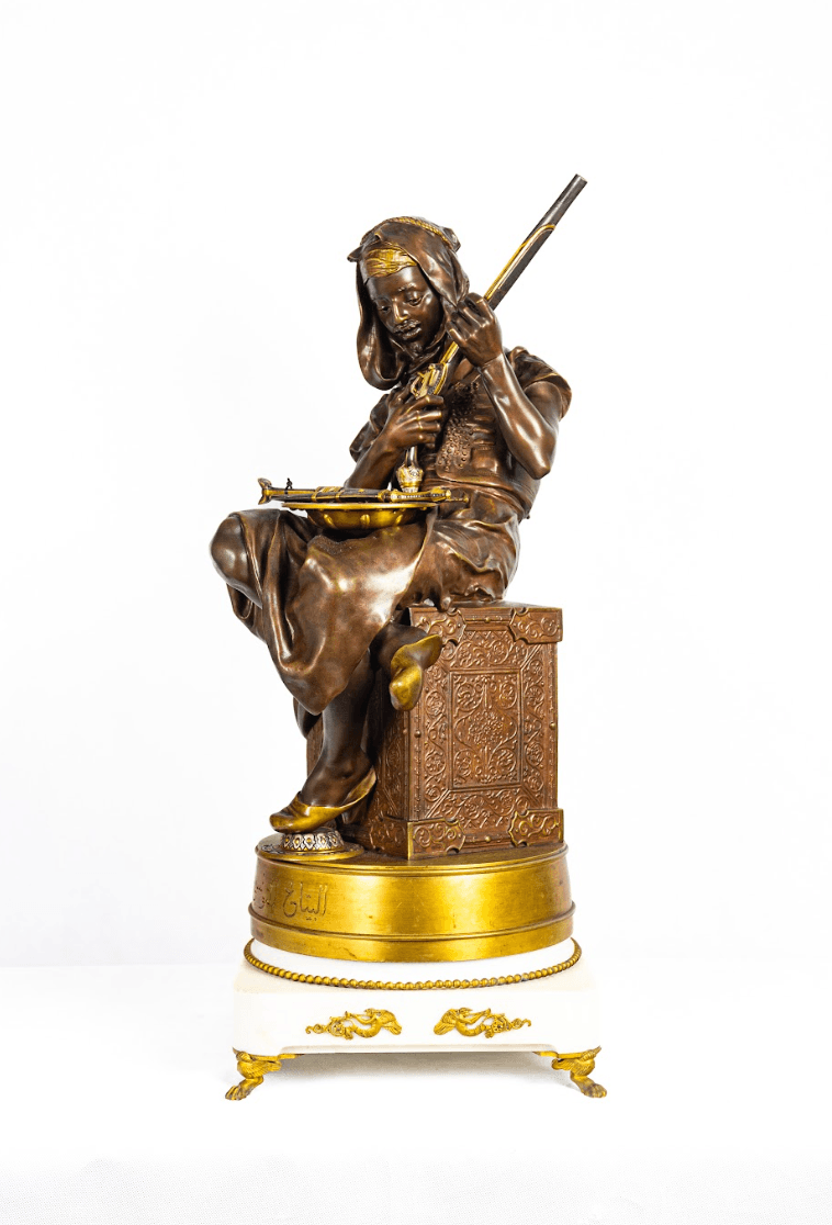 Peynot 'Tunisian Merchant' bronz szobor 19.század