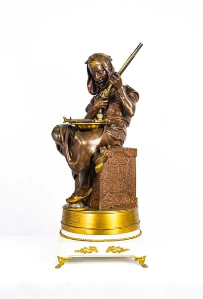 Emile Edmund Peynot Tunisian Merchant bronze sculpture