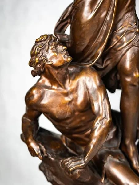 Emile Louis Picault Excelsior bronze sculpture 115cm 19th century