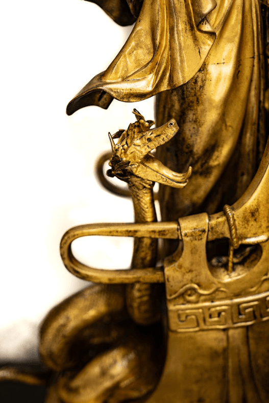 Chariot of Minerva bronz szobor