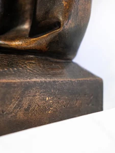 Emmerich Andressen Odin bronze sculpture