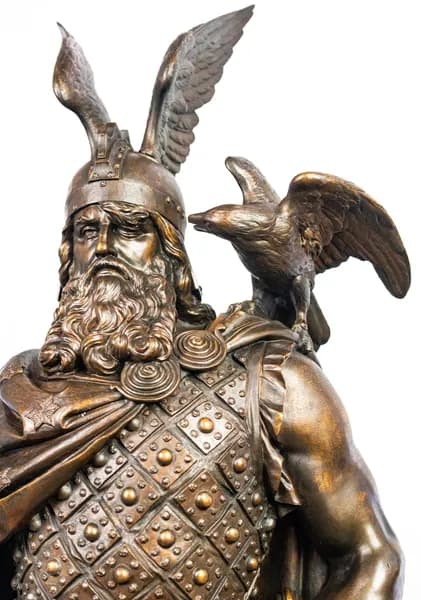 Emmerich Andressen Odin bronze sculpture