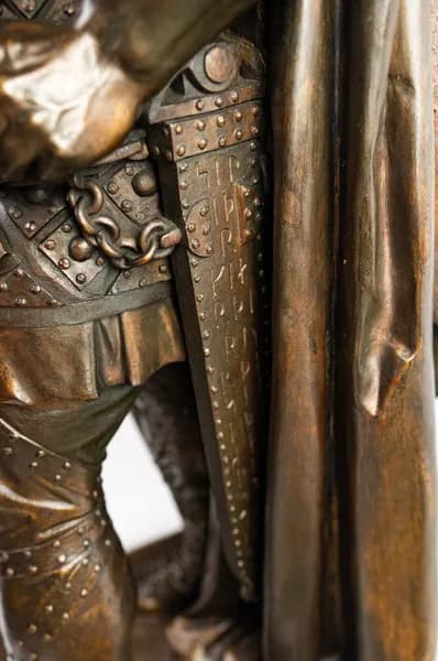Emmerich Andressen Odin bronze sculpture